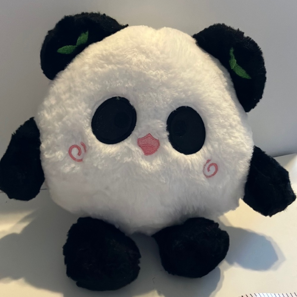 Round Zai Panda Plush Pillow Toy